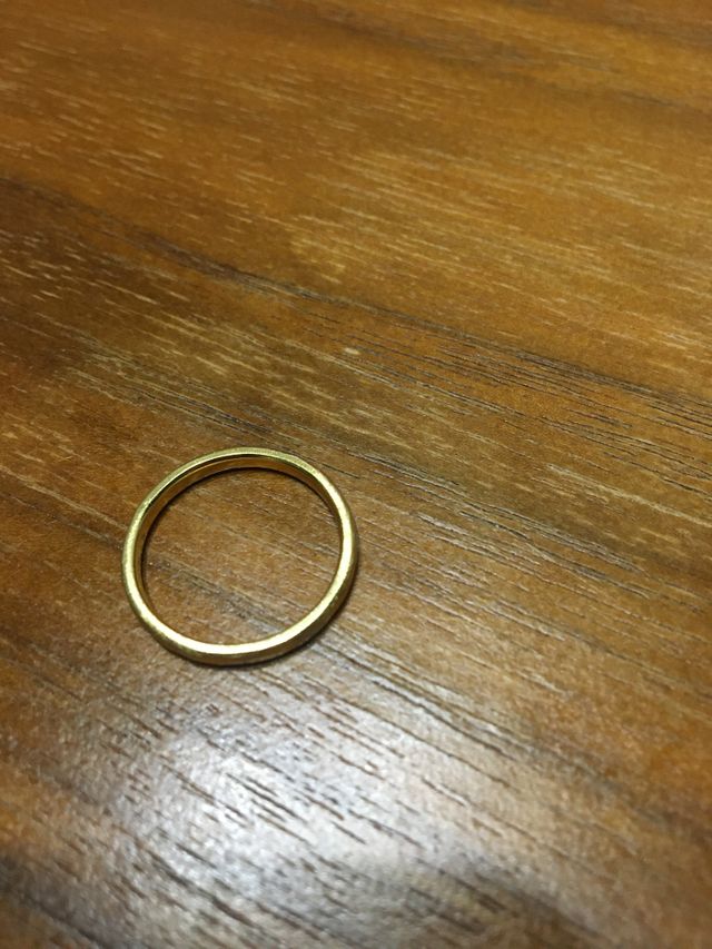 アンティーク、お洒落な華奢リング