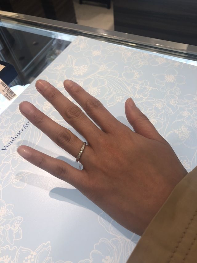 見た目はとても好みの指輪でした。