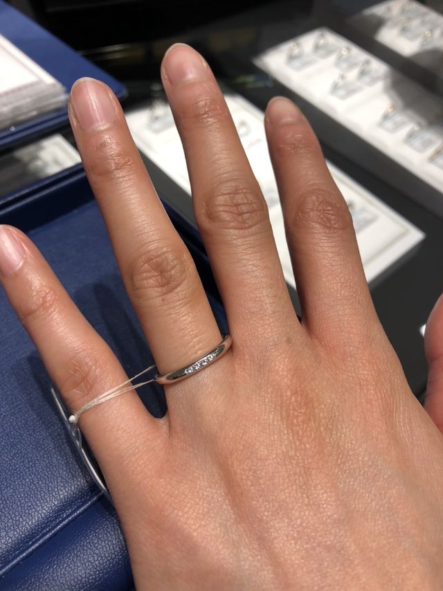 試着時の写真です