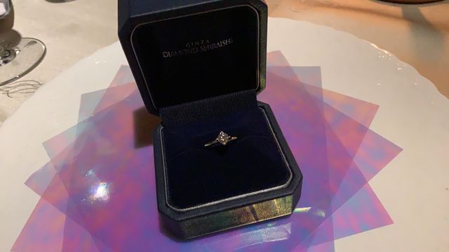 プロポーズ時の写真です！