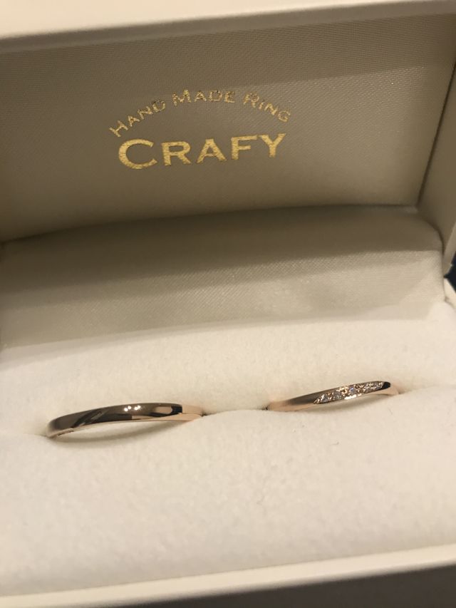 自分で作成した型通りで綺麗にラインが入っており、満足している