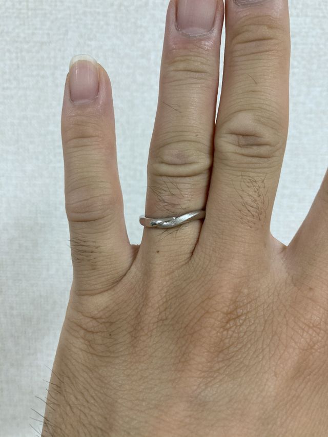 自分が気に入った指輪を買えて大変満足しました！
