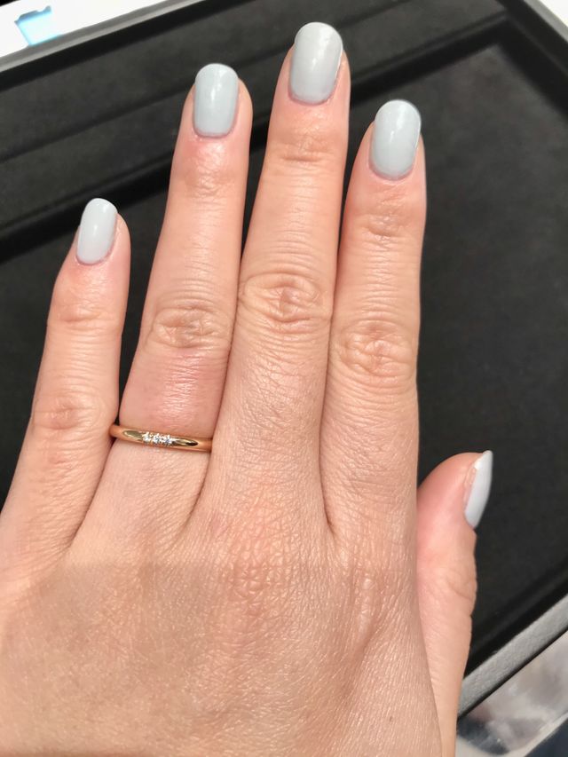 さりげなく3つのダイヤモンド