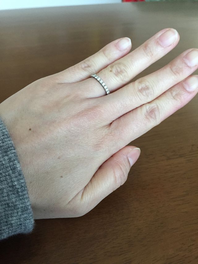 Tiffanyのハーフサークル バンドリング。