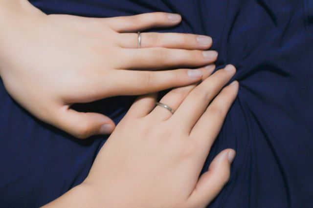 着用時の写真。