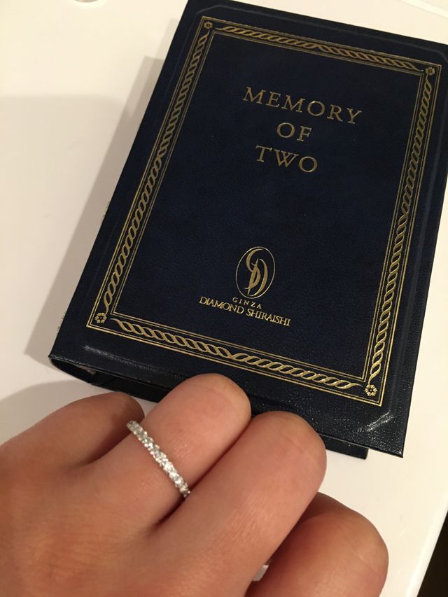 エタニティのリングを購入しました。