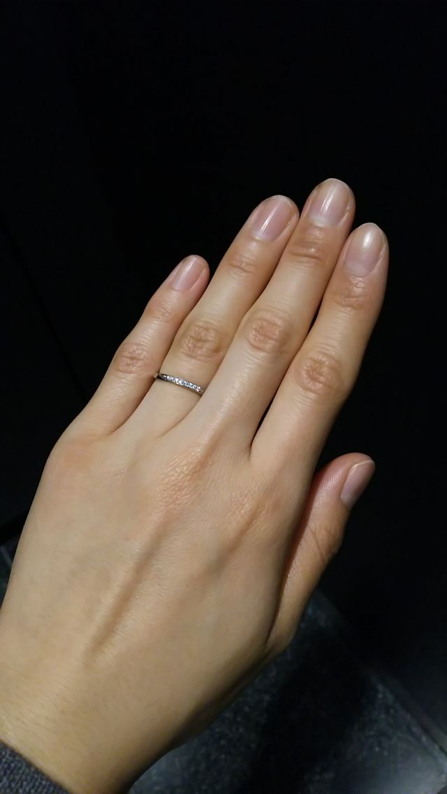 結婚指輪です。