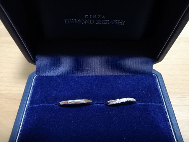 結婚指輪です。