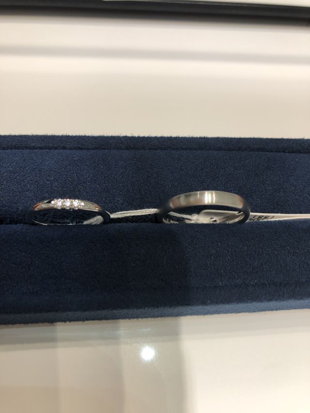 2人とも納得した結婚指輪です