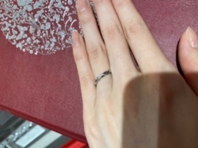 着用時の写真です。