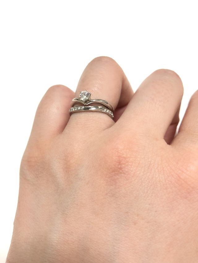 重ね付けしてます。