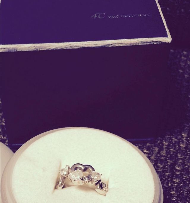 ハートモチーフで可愛い。