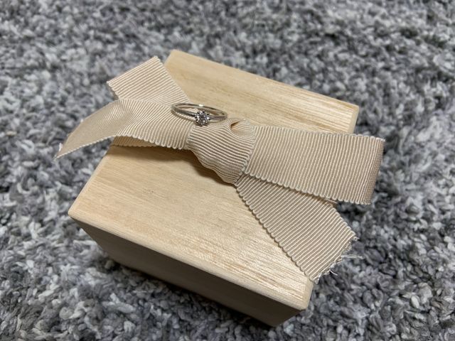指輪はもちろん、箱が可愛いのも嬉しいポイントでした！