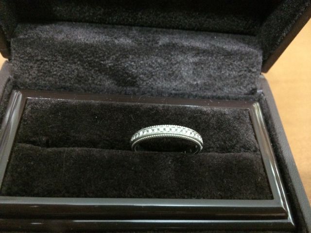 結婚指輪です。