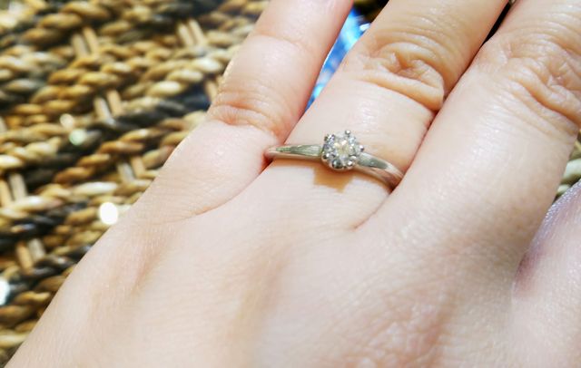 弓桜の婚約指輪