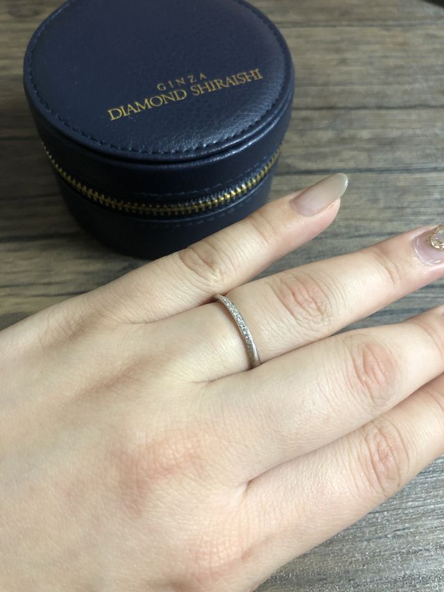 指が太くて、この形が1番きれいに見えました