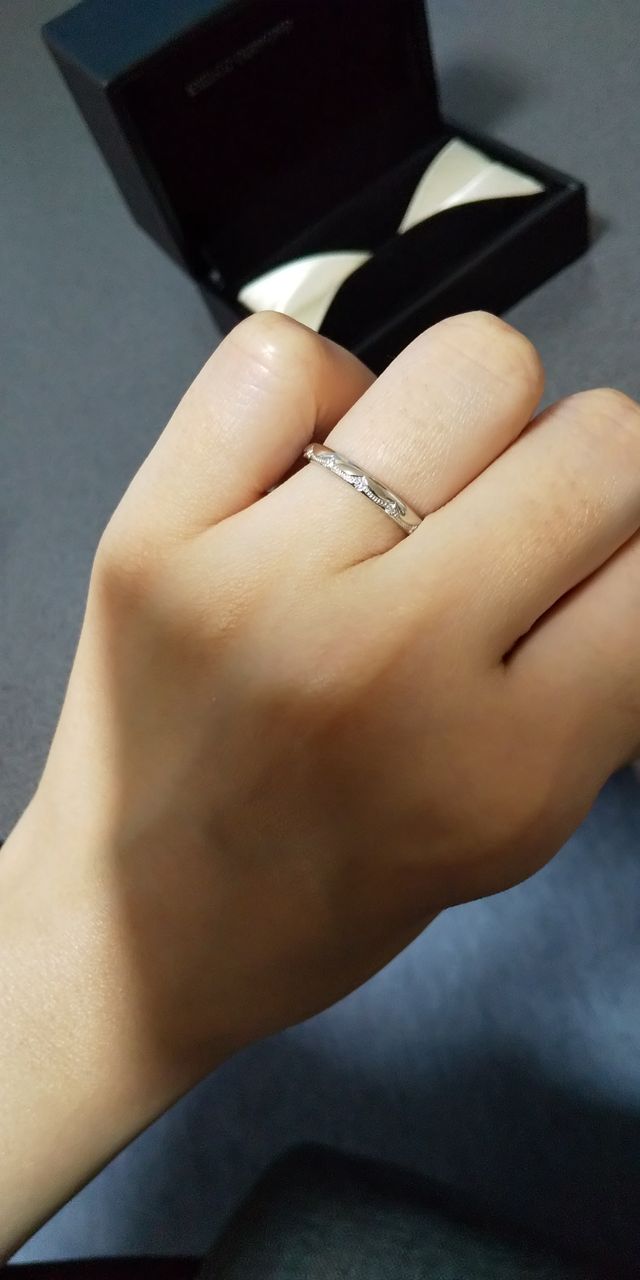 エクセルコダイヤモンドで結婚指輪を購入しました。
