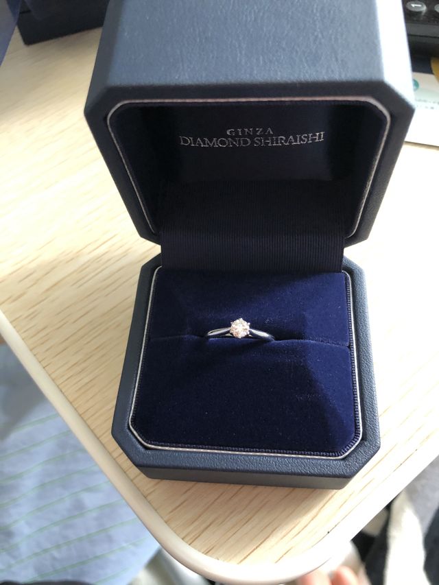 予算に見合う中で一番いい石を選んでいただけました。