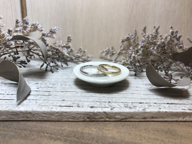 プラチナ&times;ゴールド
手作り