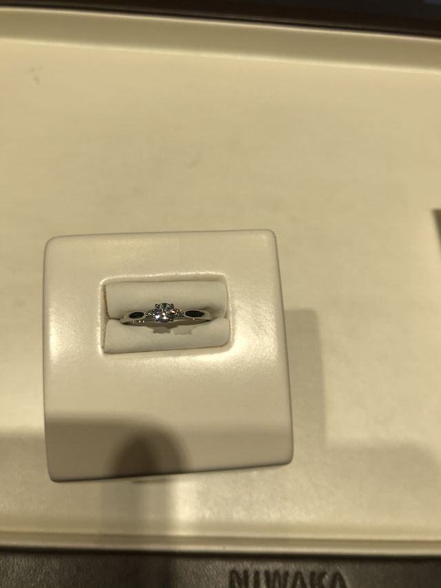 1番良いダイヤで作ってもらいました