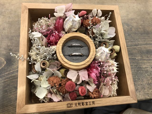 結婚指輪の作成！楽しく作ることができました！