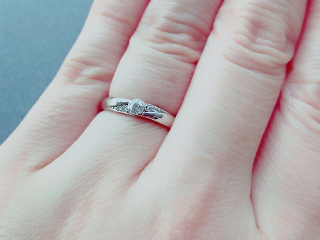 指毛が写るので加工しちゃってますが、現物の輝きがもの凄いです