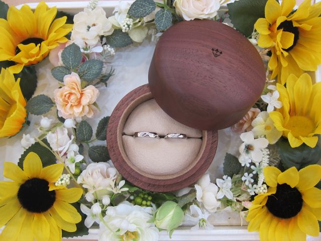 くるみの木のリングケース