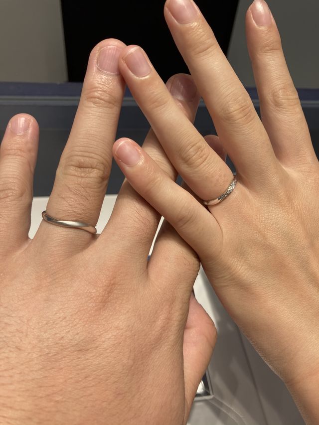 結構指輪です
