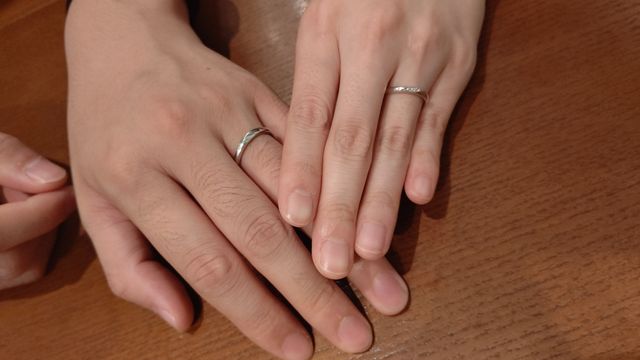 結婚指輪の写真