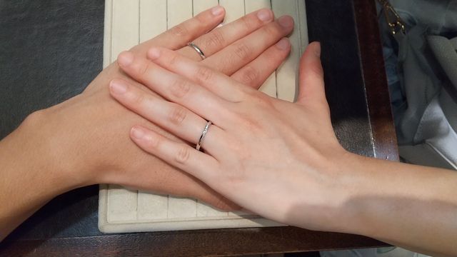 結婚指輪です