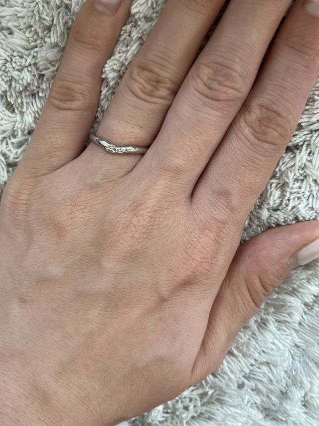 カーブしてるデザインが気にいっています。