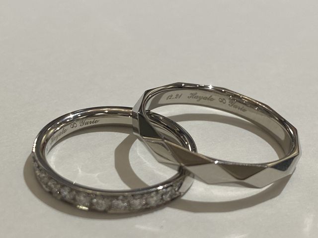 刻印も拘っていただき∞マークも入れてもらえました！