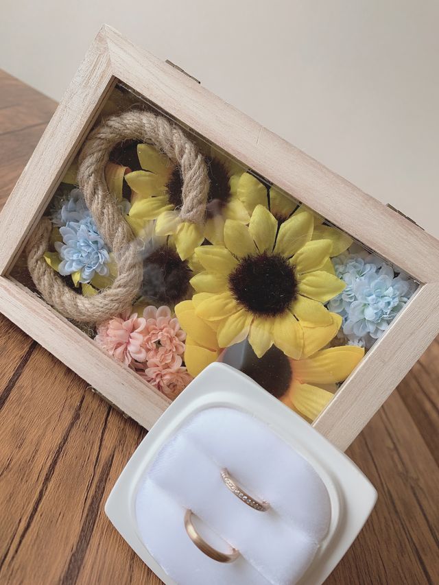 俄の結婚指輪です
