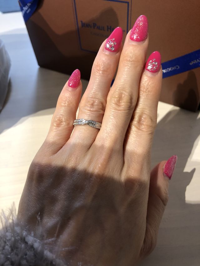 サイズ調整してもらって、やっと受け取りに行けた日！