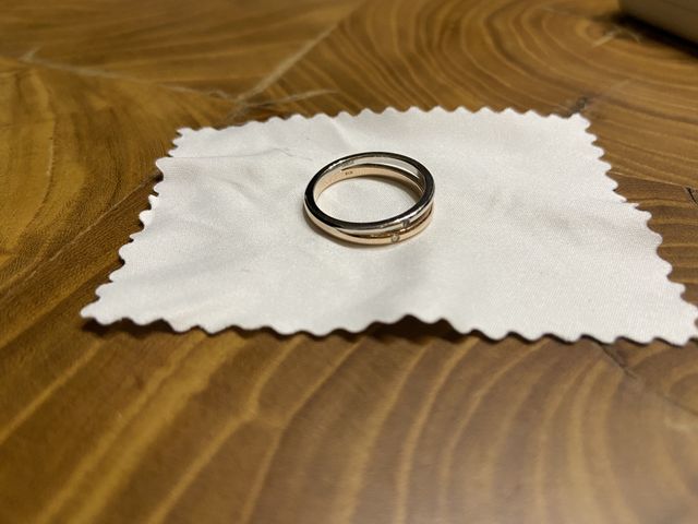 完全オーダーメイドで理想の結婚指輪になりました！