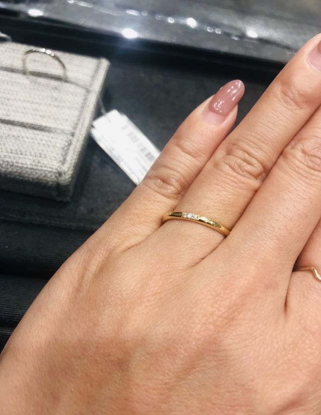 飽きがこないシンプルな指輪☆