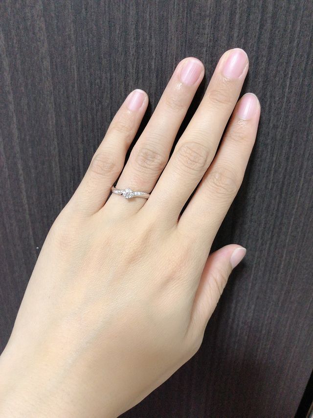 ダイヤモンドがキレイ