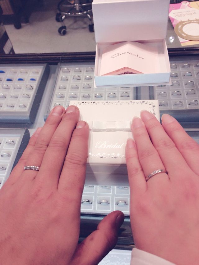 自分に似合う指輪が見つかりました♡