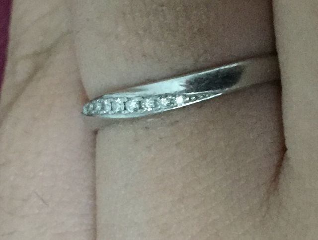 結婚指輪で主人とペアで買いました！