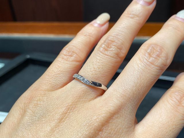 迷った指輪です