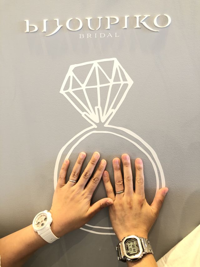 購入時、店員さんが撮影してくださりました。