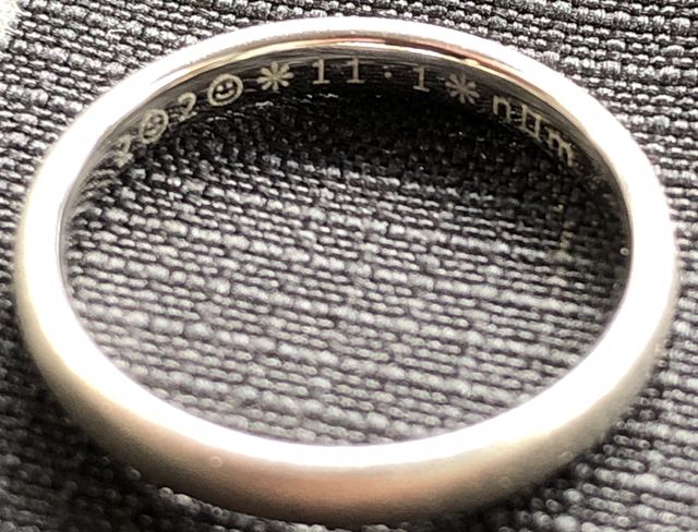 店員さんのアドバイスを受け遊び心あるものに仕上がりました！