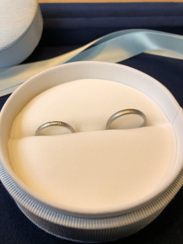 質感やダイヤの数なども選べました。つけ心地が最高です！