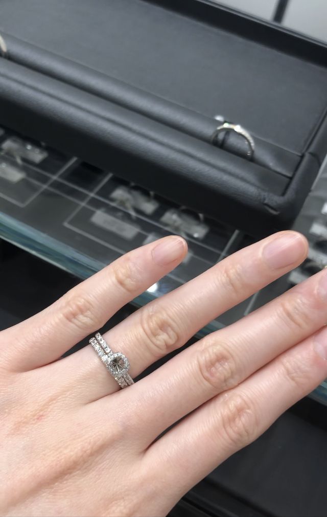 試着時の写真です。