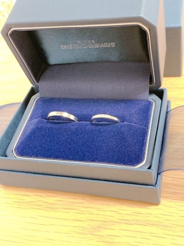 ダイヤモンドの輝きがとても気に入りました。