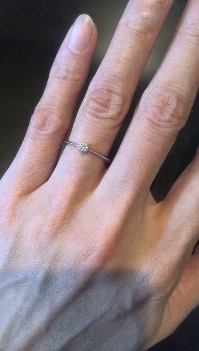 「これぞエンゲージリング」という感じのデザイン