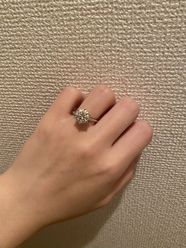 一目惚れした指輪をその日に購入。
