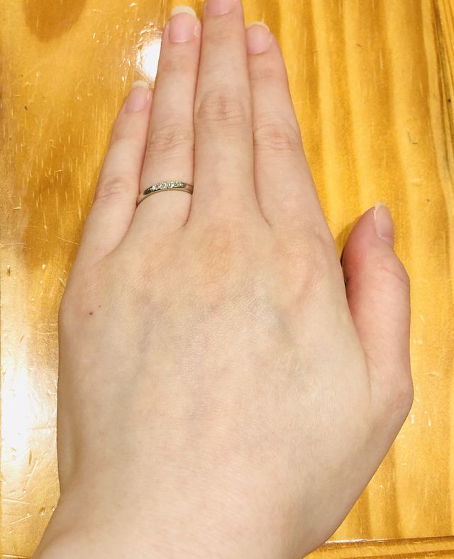 結婚指輪です