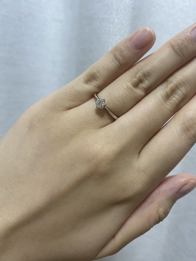 綺麗な指輪です。