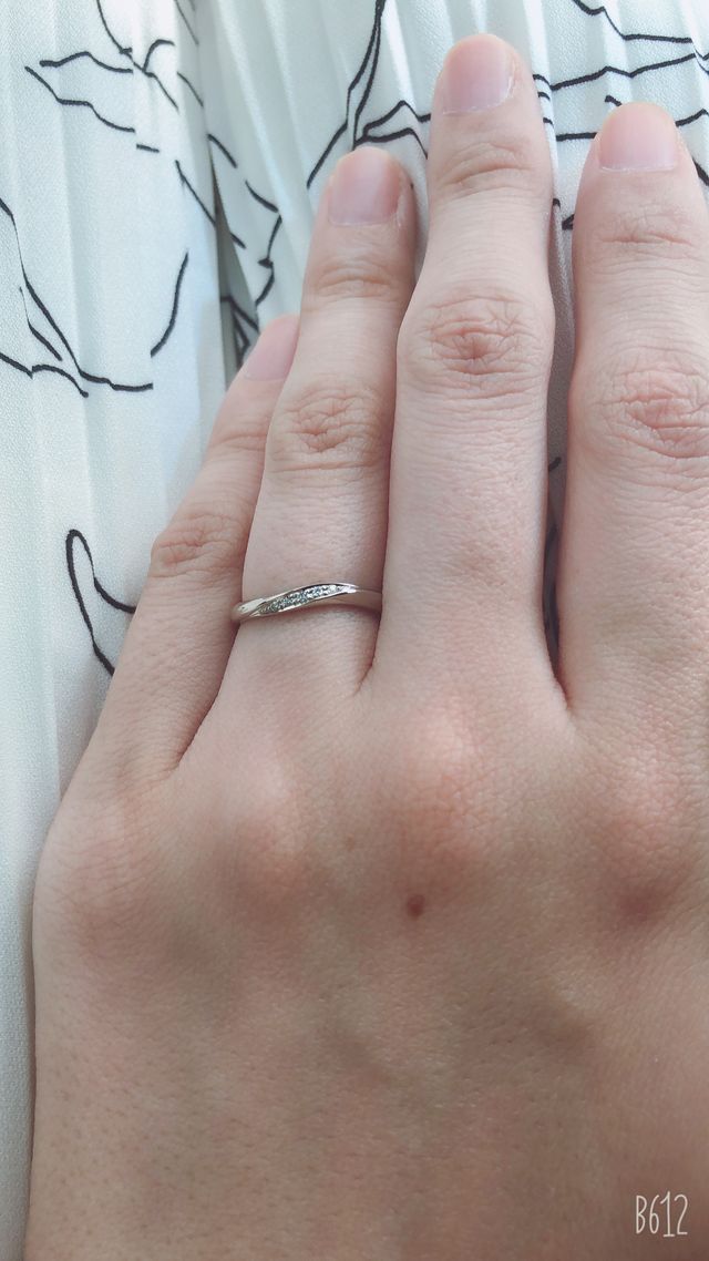 ダイヤモンドシライシさんで結婚指輪を購入しました。